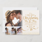 Cartes Pour Fêtes Annuelles Horizontal Premier Noël 4 Photo (Devant)