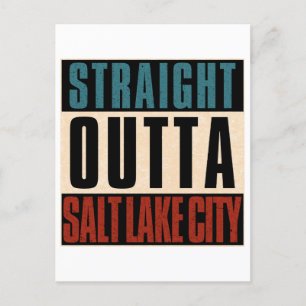 Cartes Pour Fêtes Annuelles Hors droit Salt Lake City Utah UT