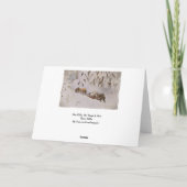 Cartes Pour Fêtes Annuelles Horse Drawn Sled (Dos)