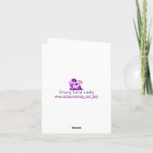 Cartes Pour Fêtes Annuelles Hot dog de Noël (Dos)