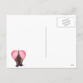 Cartes Pour Fêtes Annuelles Hound Dog Valentine's Day (Dos)