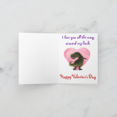 Cartes Pour Fêtes Annuelles Hound Dog Valentine's Day (Intérieur)
