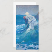 Cartes Pour Fêtes Annuelles Howard Pyle - La Sirène (Devant / Derrière)