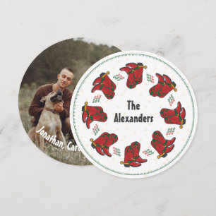 Cartes Pour Fêtes Annuelles HOwdy HOwdy Bottes de Cowboy de Noël