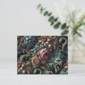 Cartes Pour Fêtes Annuelles Howl of the Gilded Wild - gothique victorien (Debout devant)