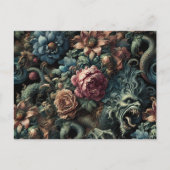 Cartes Pour Fêtes Annuelles Howl of the Gilded Wild - gothique victorien (Devant)