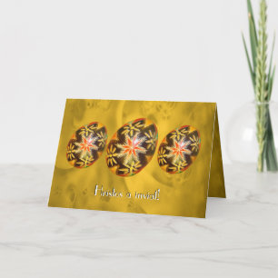 Cartes Pour Fêtes Annuelles Hristos un inviat ! Oeuf peint Greeting1 roumain