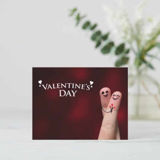 Cartes Pour Fêtes Annuelles Hug on Valentine's Day (Debout devant)