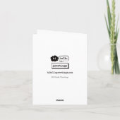 Cartes Pour Fêtes Annuelles Humbug (petit) (Dos)