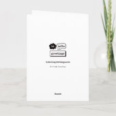 Cartes Pour Fêtes Annuelles Humbug (standard) (Dos)