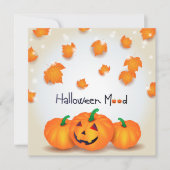 Cartes Pour Fêtes Annuelles Humeur d'Halloween (Devant)