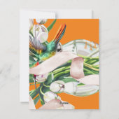 CARTES POUR FÊTES ANNUELLES HUMMINGBIRDS (Dos)