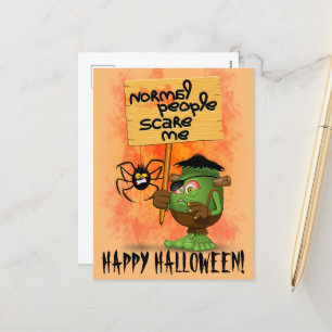 Cartes Pour Fêtes Annuelles Humorous Frankenstein