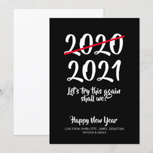 Cartes Pour Fêtes Annuelles Humour Corona Virus 2020 2021 Nouvel An