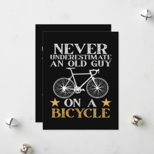 Cartes Pour Fêtes Annuelles Humour de cycliste drôle de vélo