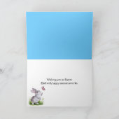 Cartes Pour Fêtes Annuelles Humour de lapins de chocolat de Pâques (Intérieur)