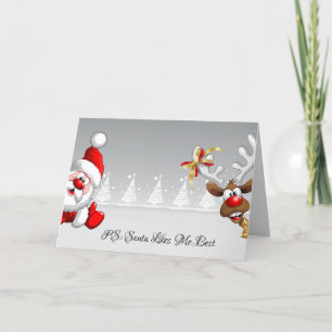 Cartes Pour Fêtes Annuelles Humour de Noël