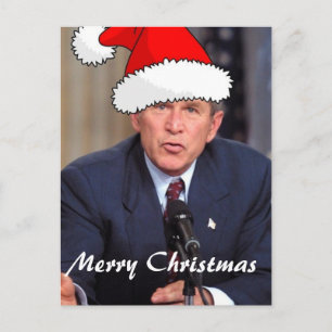 Cartes Pour Fêtes Annuelles Humour de Noël de George W. Bush