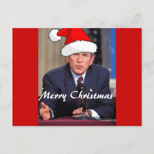 Cartes Pour Fêtes Annuelles Humour de Noël de George W. Bush