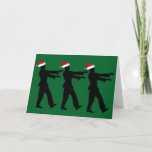 Cartes Pour Fêtes Annuelles Humour de Noël vert et drôle Zombie Père Noël<br><div class="desc">Des zombies en chapeaux rouges du Père Noël marchant dans la ligne avec les bras morts ou étirés devant eux. Une drôle de carte verte de vacances pour un fan d'horreur ce Noël.</div>