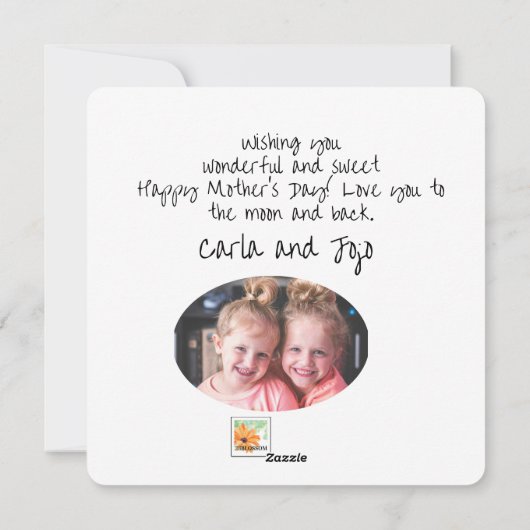 Cartes Pour Fêtes Annuelles humour drôle cupcake MUM violet mère jour (Dos)