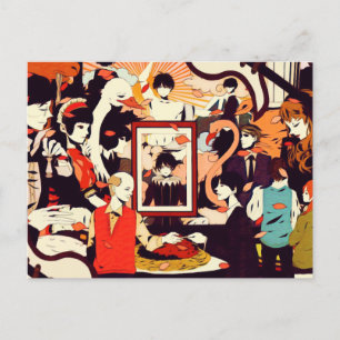 Cartes Pour Fêtes Annuelles Humour vintage multi-humain