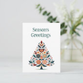 Cartes Pour Fêtes Annuelles Hygge Scandinave Minimaliste personnalisable (Debout devant)
