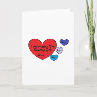 Cartes Pour Fêtes Annuelles I Appreciate You