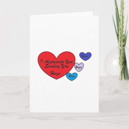 Cartes Pour Fêtes Annuelles I Appreciate You (Devant)