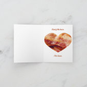Cartes Pour Fêtes Annuelles I Love Bacon Valentine (Intérieur)