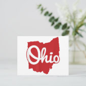 Cartes Pour Fêtes Annuelles I love My Ohio Home Script Ohio (Debout devant)