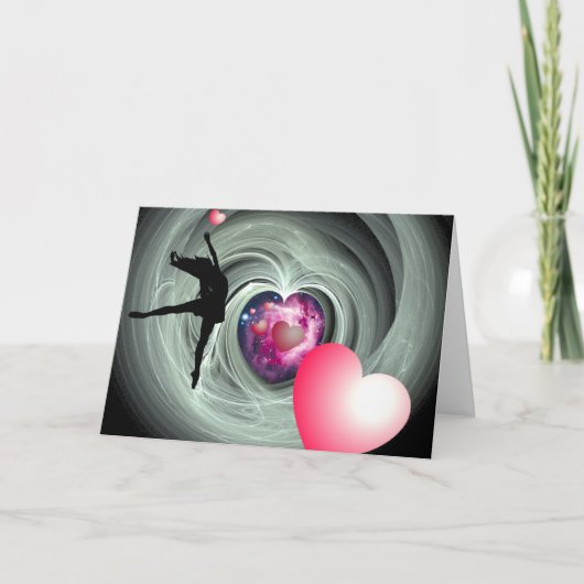 Cartes Pour Fêtes Annuelles I Love to dance ! (Devant)