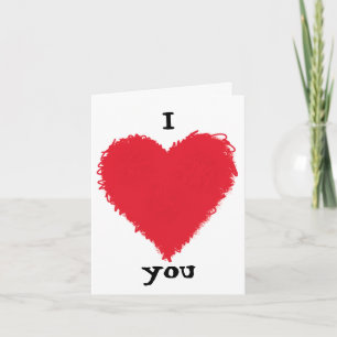 Cartes Pour Fêtes Annuelles I love you ... greeting cards