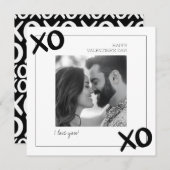 Cartes Pour Fêtes Annuelles I Love You Heureuse Sainte-Valentin Mari XOXO (Devant / Derrière)