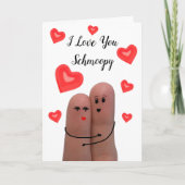 Cartes Pour Fêtes Annuelles I Love You Schmoopy Valentine's Day Card (Devant)