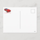 CARTES POUR FÊTES ANNUELLES I LOVETTE UNIQUE CONCEPTION DE VOITURE (Dos)