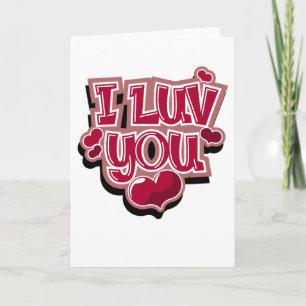 Cartes Pour Fêtes Annuelles I Luv que vous cardez
