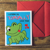 Cartes Pour Fêtes Annuelles 'I Utterly & Toadal' Love