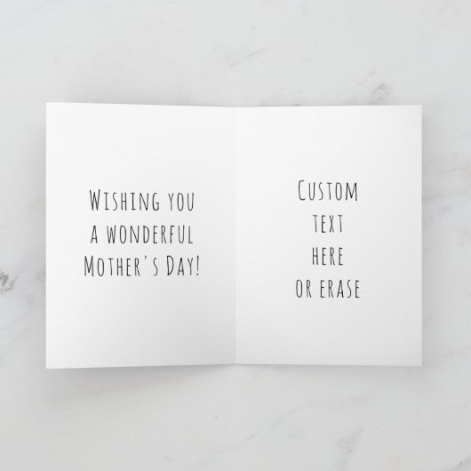 Cartes Pour Fêtes Annuelles I Whale Toujours Vous Aimer Maman Mignonne Kawaii  (Intérieur)