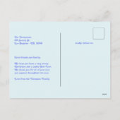 Cartes Pour Fêtes Annuelles Ice Pop Retro New Year Retro Modern Blue Photo (Dos)