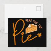 Cartes Pour Fêtes Annuelles Ici Pour Le Pie (Devant / Derrière)