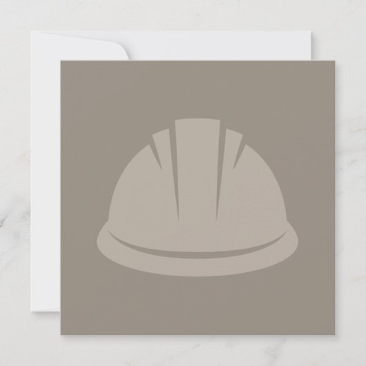 Cartes Pour Fêtes Annuelles Icône de Casquette de construction Casquette dur C (Devant)