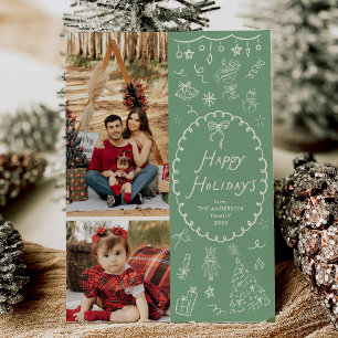 Cartes Pour Fêtes Annuelles Icônes Joyeuses Fêtes 2 Photo