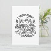 Cartes Pour Fêtes Annuelles Idées du jour de reconnaissance de l'enseignant (Debout devant)