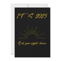 IL EST 2025 LAISSEZ VOTRE LIGHT SHINE Inspirationa
