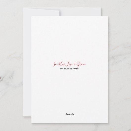 Cartes Pour Fêtes Annuelles Il est ressuscité Couronne d'épines Croix Résurrec (Dos)