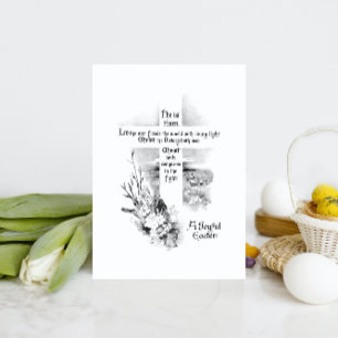 Cartes Pour Fêtes Annuelles Il Est Ressuscité Vintage Pâques Chrétiennes