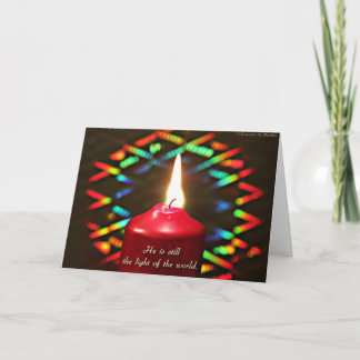 Cartes Pour Fêtes Annuelles Il est toujours la lumière du monde