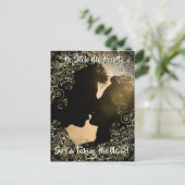 Cartes Pour Fêtes Annuelles Il m'a volé mon coeur Mariage Enregistrer la date (Debout devant)