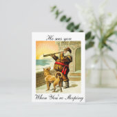 Cartes Pour Fêtes Annuelles Il vous voit quand vous êtes sommeil Père Noël (Debout devant)